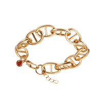 Working Dog Gold Mariner Link Bracelet