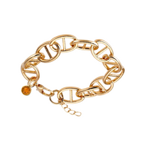 Sumatran Orangutan Gold Mariner Link Bracelet