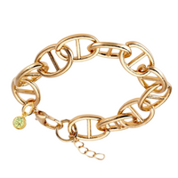 Sea Turtle Gold Mariner Link Bracelet