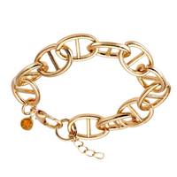 Sumatran Orangutan Gold Mariner Link Bracelet