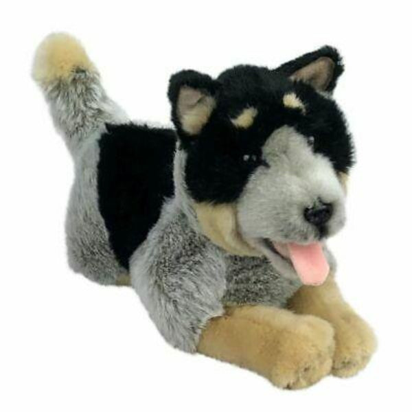 Blue Heeler Cattle Dog Plush "Rusty" By Bocchetta - 30cm